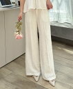 【SALE/45%OFF】ROYAL PARTY 【丈が選べる】ジャガードワイドパンツ ロイヤルパーティー パンツ その他のパンツ ホワイト ブラック ベージュ...