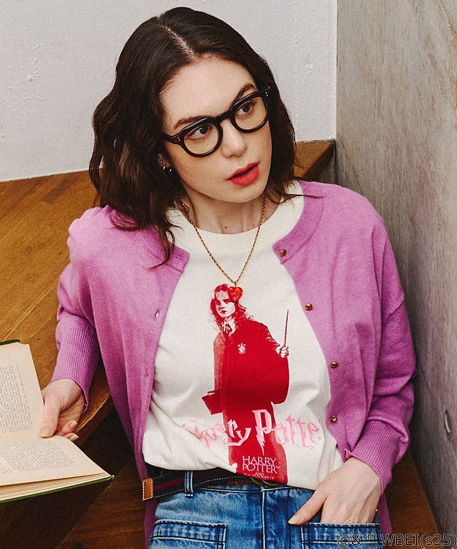 ROSE BUD COLSUN HERMIONE T-SHIRTS ローズバッド トップス カットソー・Tシャツ ホワイト