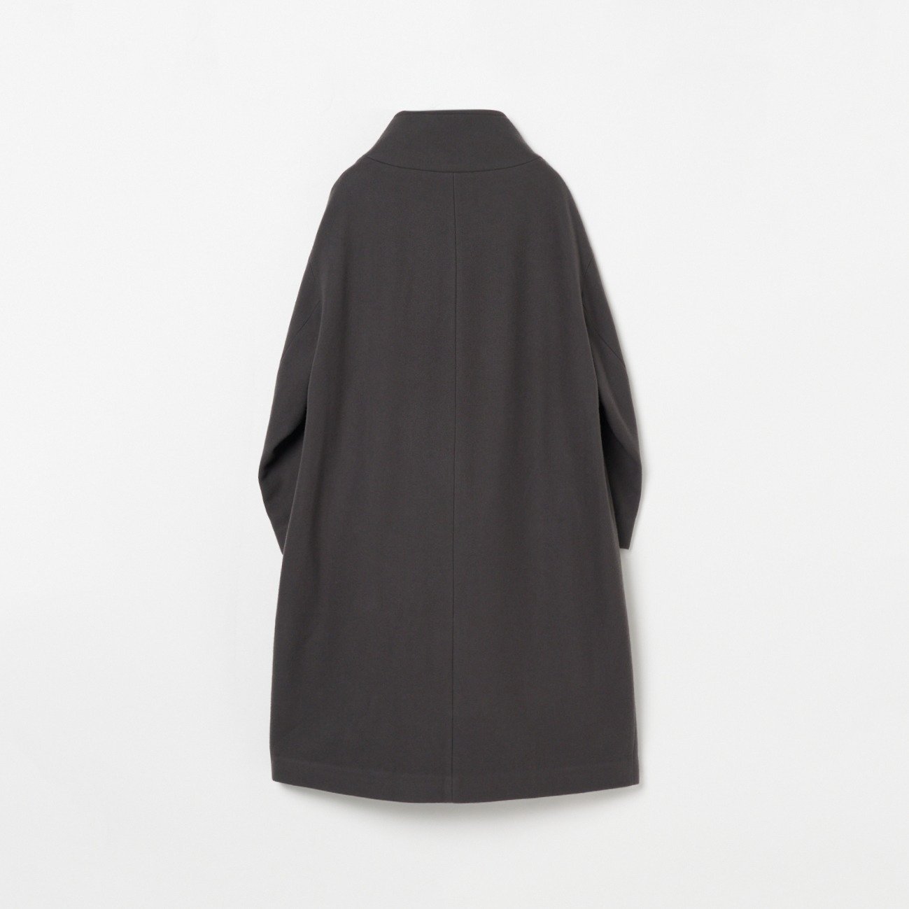 HELIOPOLE WOOL STAND COLLAR COAT エリオポール ジャケット・アウター その他のジャケット・アウター グレー ブラック