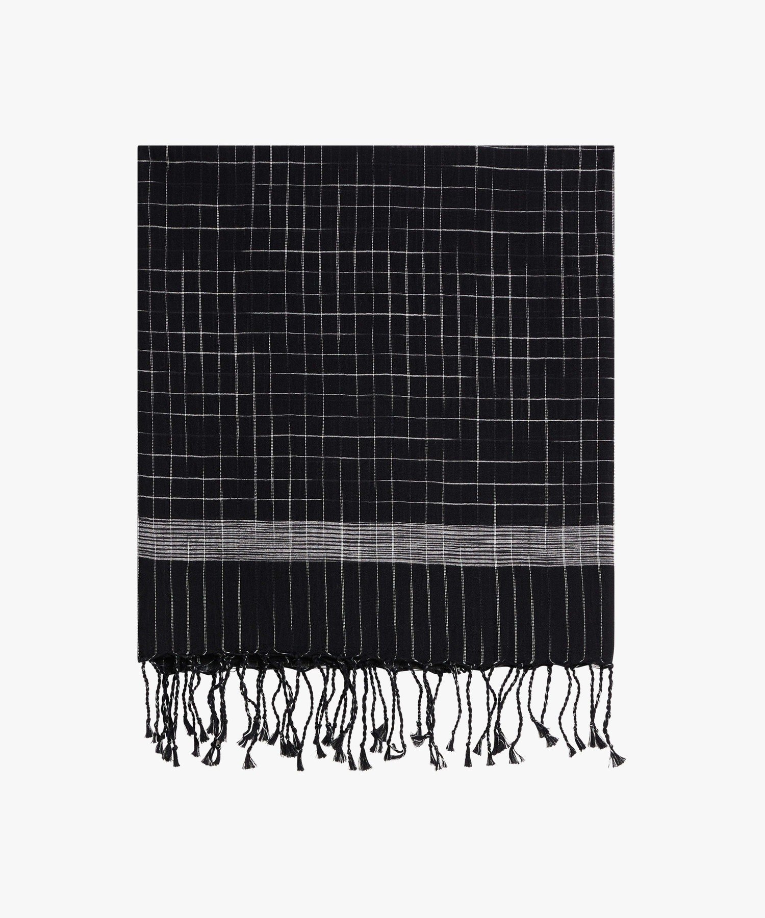 【SALE／46%OFF】agnes b. HOMME メンズ コットン ストール "Cyril" アニエスベー ファッション雑貨 マフラー・ストール・ネックウォーマー ブラック【送料無料】
