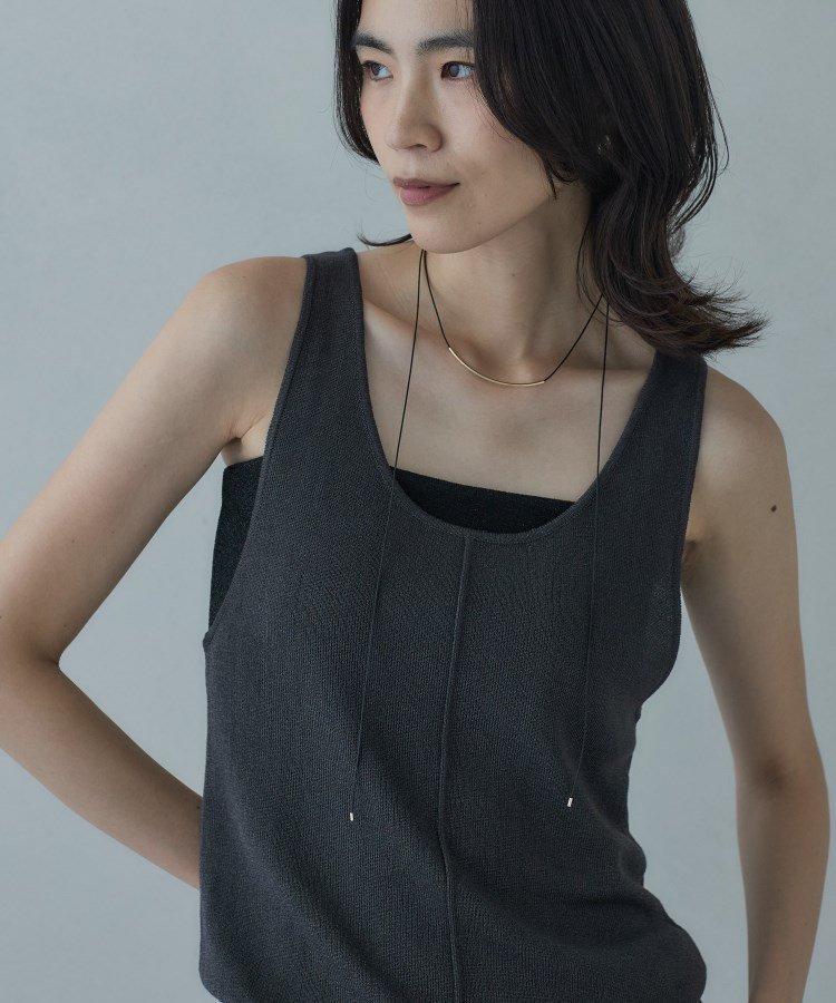 【SALE／24%OFF】GALLEST コードチョーカーネックレス ギャレスト アクセサリー・腕時計 ネックレス ブラック ブラウン