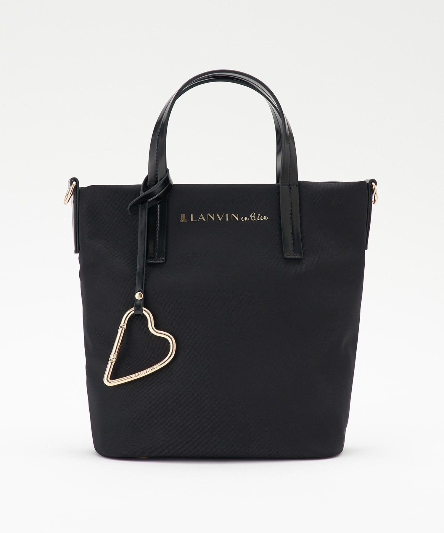 LANVIN en Bleu マルク ハートカラビナ小トート ランバンオンブルー バッグ その他のバッグ ブラウン グレー ブラック【送料無料】
