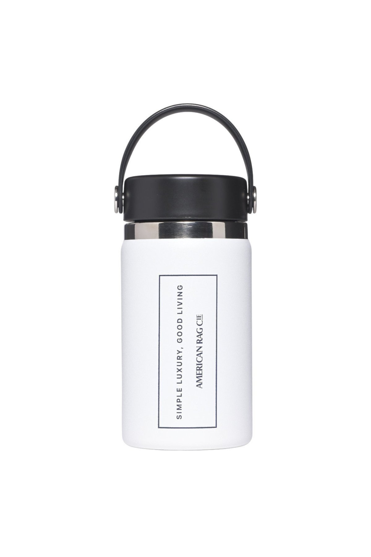 ハイドロフラスク マグボトル Hydro Flask 12oz Wide Mouth (AMERICAN RAG CIE logo) アメリカンラグシー 食器・調理器具・キッチン用品 水筒・マグボトル ホワイト ブラック グレー イエロー ブルー ピンク