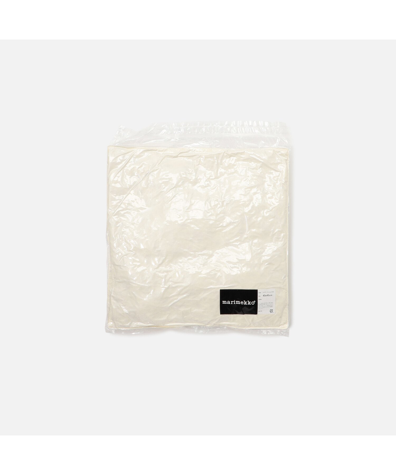 Marimekko インナークッション 45*45cm マリメッコ インテリア・生活雑貨 クッション・クッションカバー ホワイト
