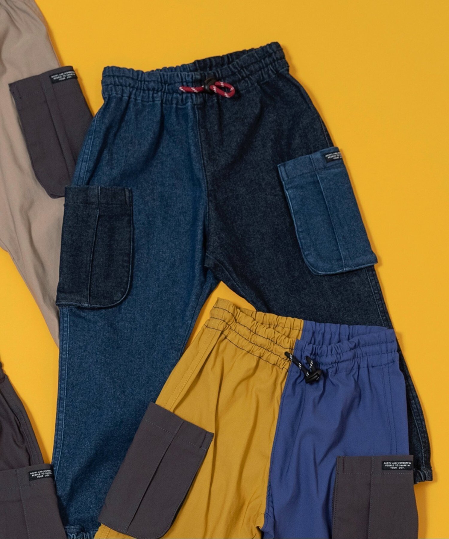 【SALE／10%OFF】BREEZE あったからくらくサイドポケットパンツ 10分丈 エフオーオンラインストア パンツ その他のパンツ グレーのサムネイル