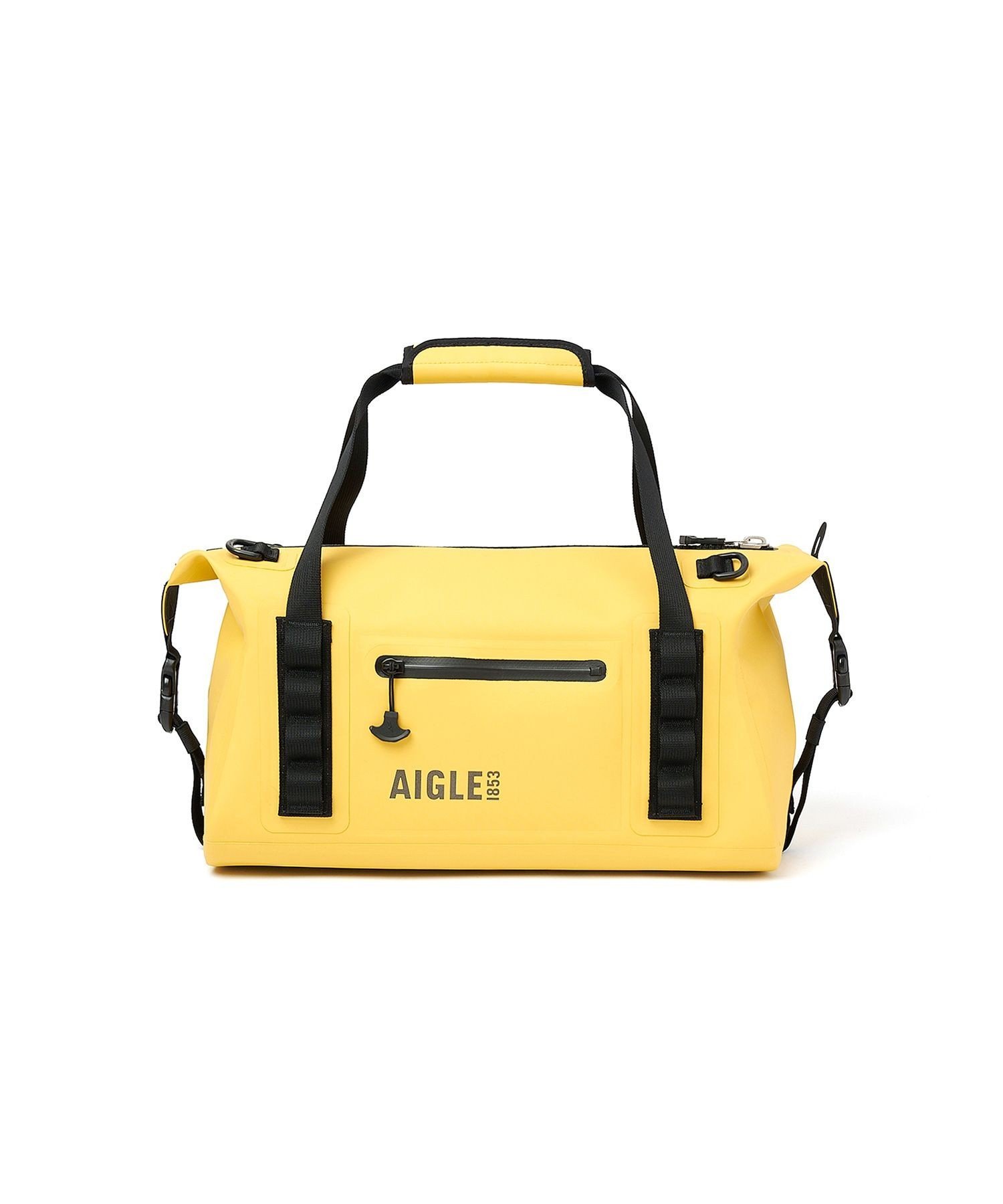AIGLE 20L 防水 トラベルドライ ダッフルバッグ エーグル バッグ ボストンバッグ ブラック イエロー【送料無料】