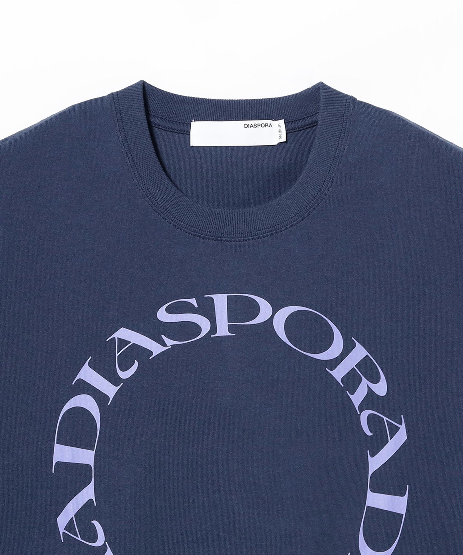 BEAMS T Diaspora skateboards / Round Logo Tee ビームスT トップス カットソー・Tシャツ ネイビー【送料無料】