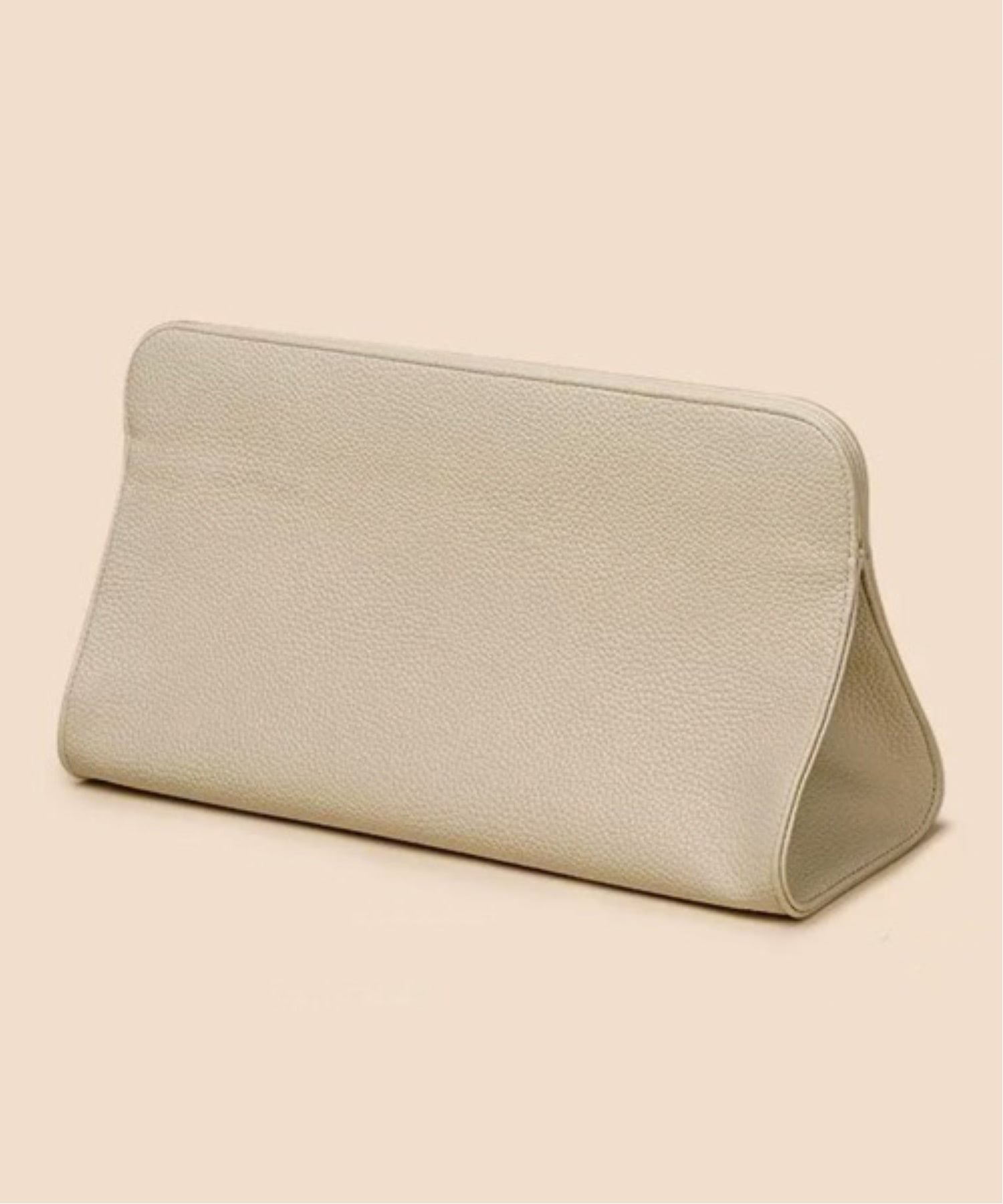 Pochi Pouch Pochi Pouch/(W)Poch【大容量】フェイクレザー マルチビューティーポーチ チェルカ 財布・ポーチ・ケース ポーチ イエロー ベージュ