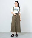 【SALE/20%OFF】BEAMS HEART WOMEN サスペンダー付き フレアスカート ビームス ハート スカート ロング・マキシスカート ベージュ ブラック グリーン【送料無料】