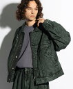 ハレ アウター メンズ 【SALE／50%OFF】HARE 【SET UP対応】ZIPカラーデニムジャケット ハレ ジャケット・アウター デニムジャケット グリーン ホワイト ブラック【送料無料】