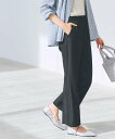 【SALE/35%OFF】grove セミフレアパンツ グローブ パンツ その他のパンツ ベージュ ブラック