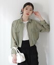 PROPORTION BODY DRESSING シアーブルゾン プロポーションボディドレッシング ジャケット・アウター ブルゾン・ジャンパー ピンク カーキグ...