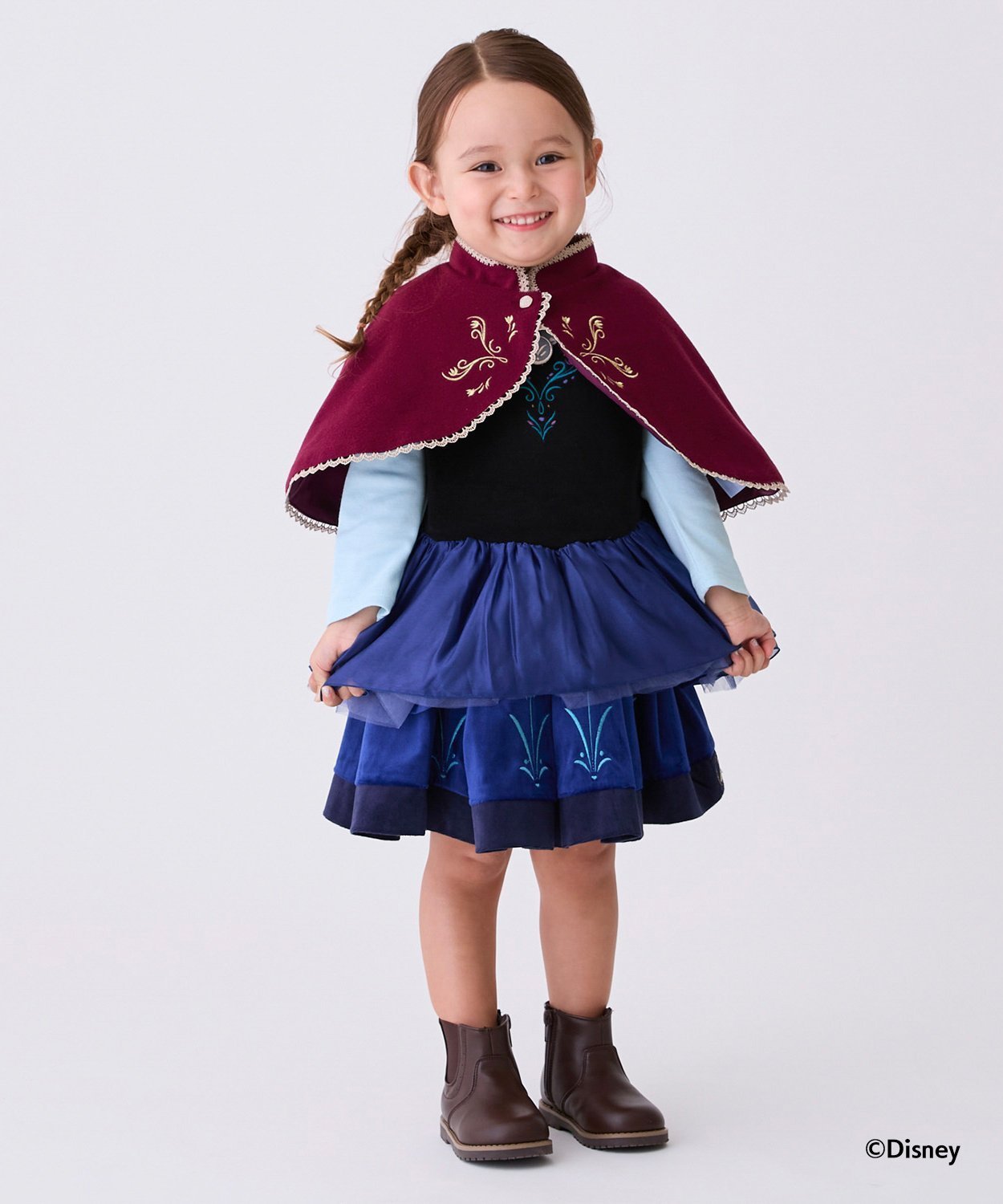 petit main 【Disney】なりきりスカート ナルミヤオンライン スカート その他のスカート ブルー パープルのサムネイル