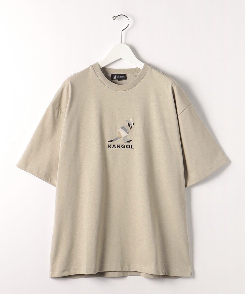 【SALE／30%OFF】a day in the life ＜A DAY IN THE LIFE＞KANGOL パッチエンブレム Tシャツ ユナイテッドアローズ アウトレット トップス カットソー・Tシャツ ベージュ ホワイトのサムネイル