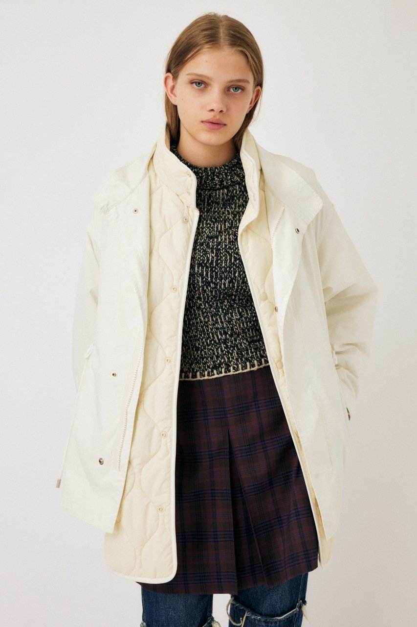 【SALE／20%OFF】MOUSSY LINER PUFFER MIDDLE 