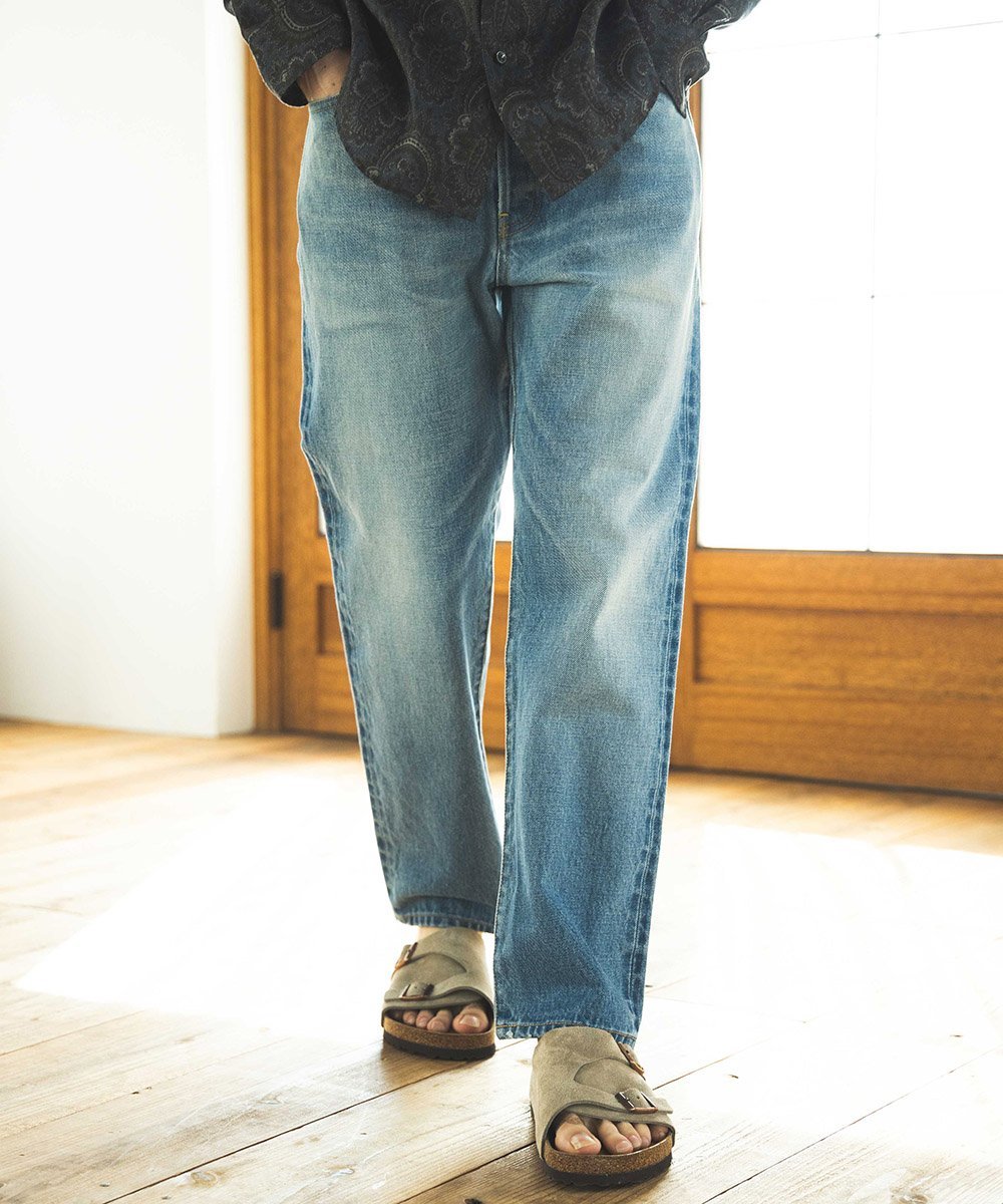 楽天Rakuten FashionMR.OLIVE 15oz OLD SELVAGE DENIM / VINTAGE RELAX TAPERED JEANS ミスターオリーブ パンツ ジーンズ・デニムパンツ ブルー【送料無料】