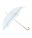 POLO RALPH LAUREN POLO RALPH LAUREN (ポロ ラルフローレン) 雨傘 長傘 レディース ボーダー ポロポニー 日本製 ムーンバット ファッション雑貨 傘・長傘 ブルー ピンク【送料無料】