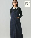 【SALE/50%OFF】GLOBAL WORK GOODデニムジャンスカ/243801 グローバルワーク ワンピース・ドレス ジャンパースカート ブルー ネイ...