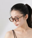 NANO universe クラウンパント型サングラス ナノユニバース ファッション雑貨 サングラス ブラック ブラウン(4)