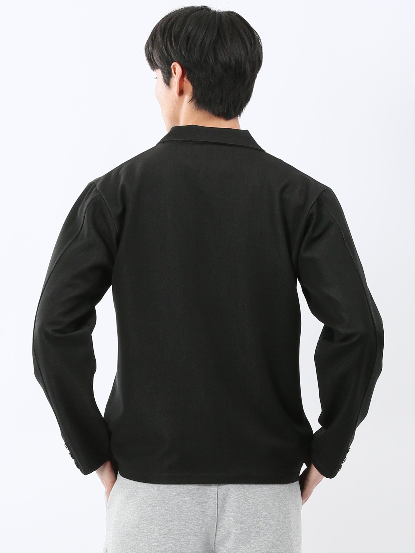 【SALE／30%OFF】m.f.editorial ストレッチ デニムジャージ 1ボタン ジャケット タカキュー トップス その他のトップス【送料無料】
