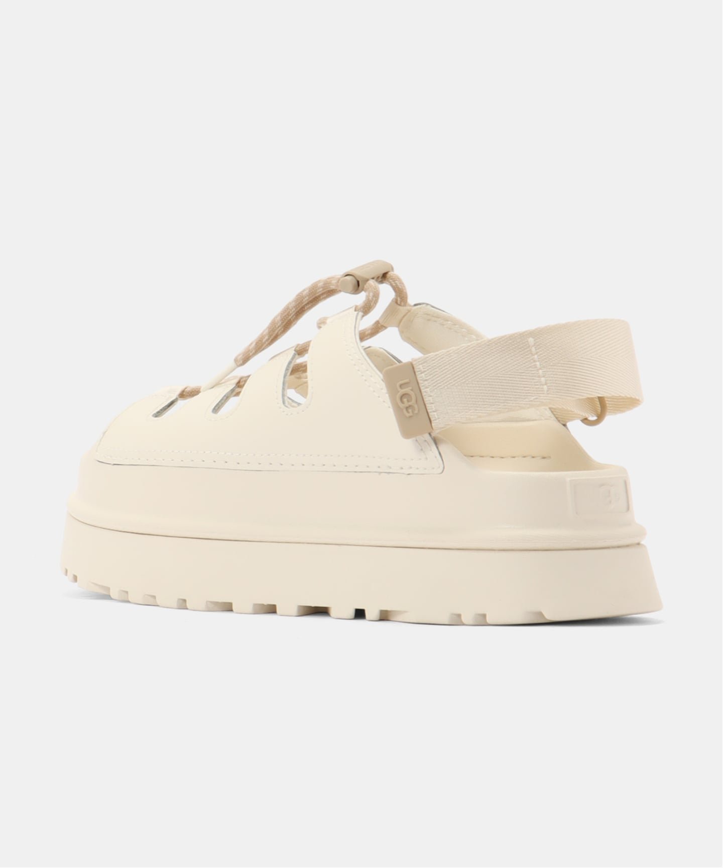HERRINGBONE UGG W GOLDENGLOW TOGGLE 1179370-JSM ヘリンボーン シューズ・靴 サンダル ホワイト【送料無料】
