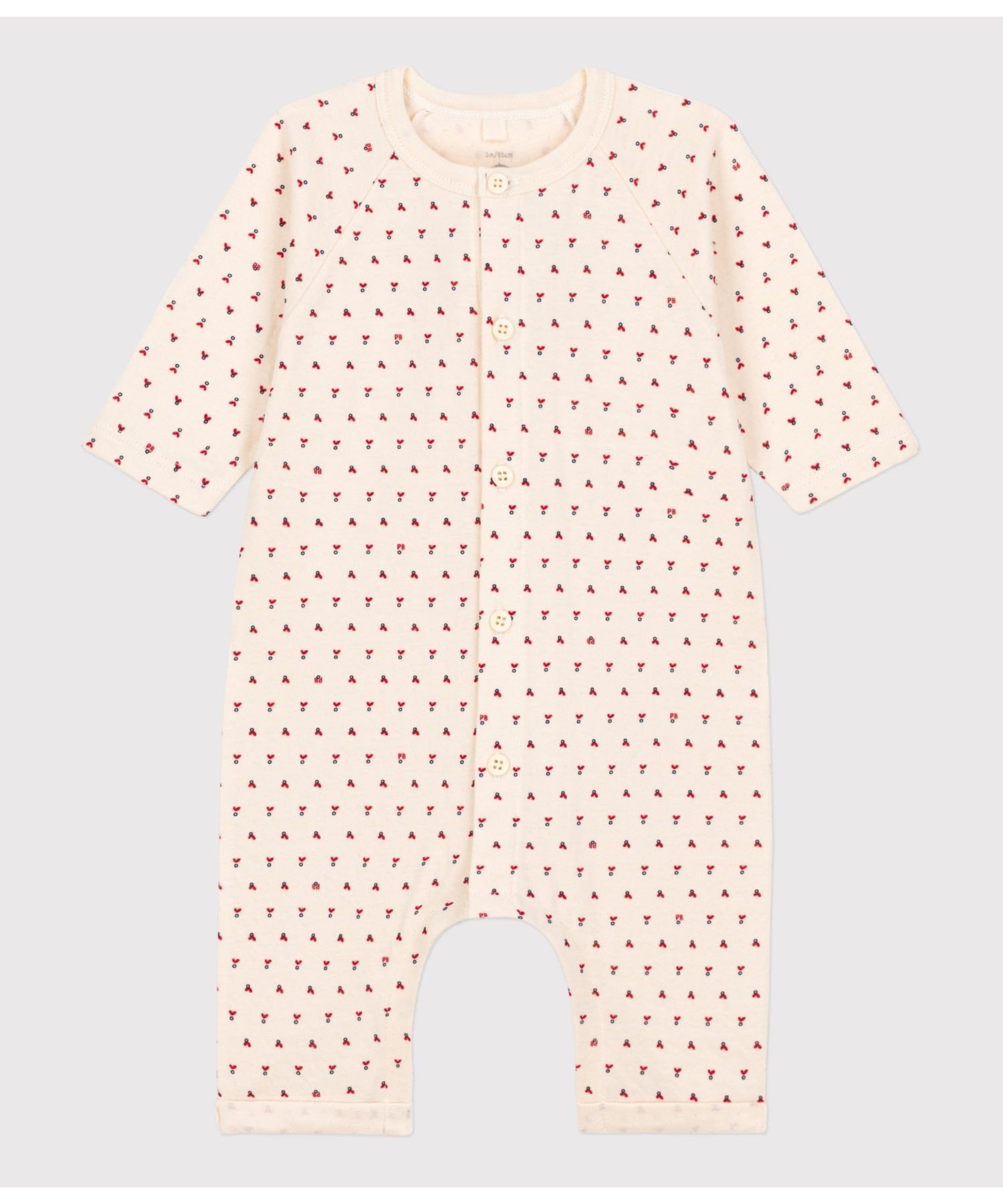 プチバトー ベビー服 男の子 【SALE／20%OFF】PETIT BATEAU チュビックロンパース プチバトー マタニティウェア・ベビー用品 ロンパース・カバーオール ホワイト【送料無料】