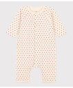 【SALE／20%OFF】PETIT BATEAU (K)チュビックロンパース プチバトー マタニティウェア・ベビー用品 ロンパース・カバーオール ホワイト【送料無料】