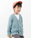 devirock UVカット ワッフルカーディガン カーディガン トップス デビロック トップス カーディガン ブルー グリーン ピンク ホワイト ブラック