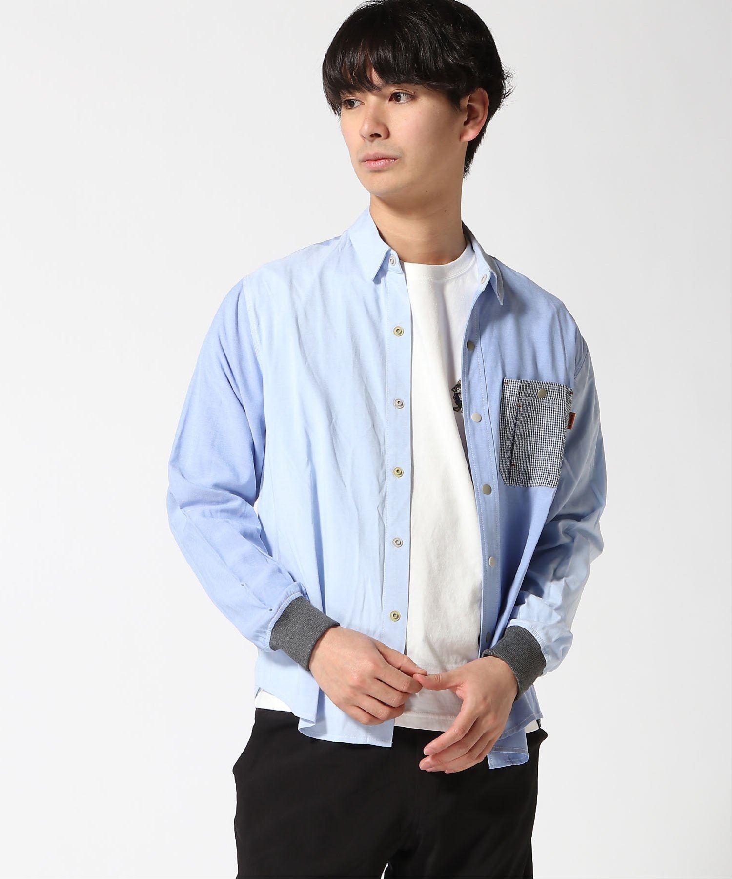 【SALE/40%OFF】KRIFF MAYER (M)ハッピーシャツ クリフメイヤー トップス シャツ・ブラウス ネイビー ブルー