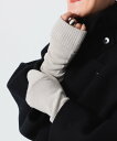 Demi-Luxe BEAMS ASAUCE MELER / カシミヤ フィンガーレス グローブ ギフト プレゼント デミルクス ビームス ファッション雑貨 手...