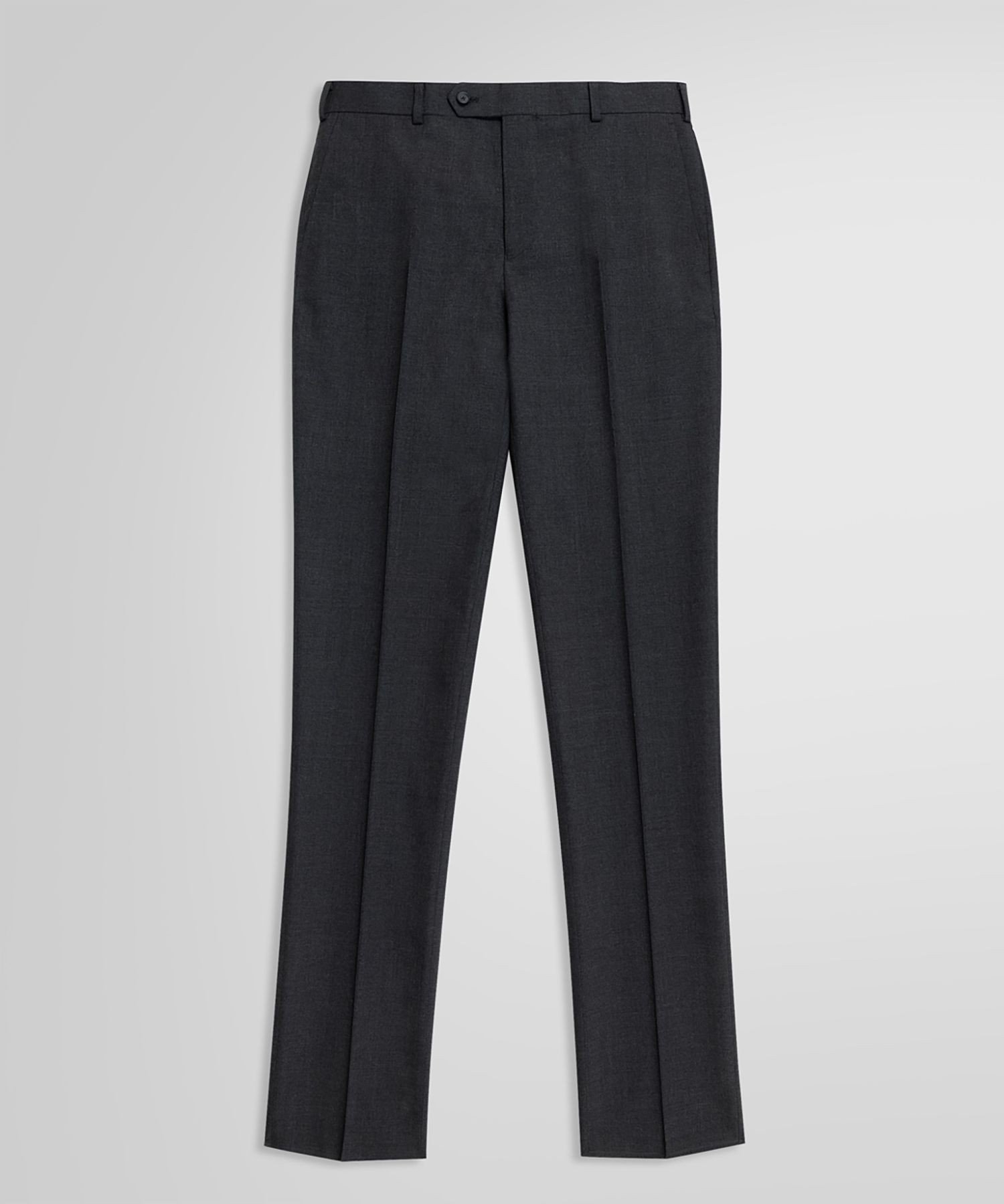 BROOKS BROTHERS ウール ソリッド プレーンフロント トラウザーズ Classic ブルックス ブラザーズ パンツ スラックス・ドレスパンツ グレー【送料無料】