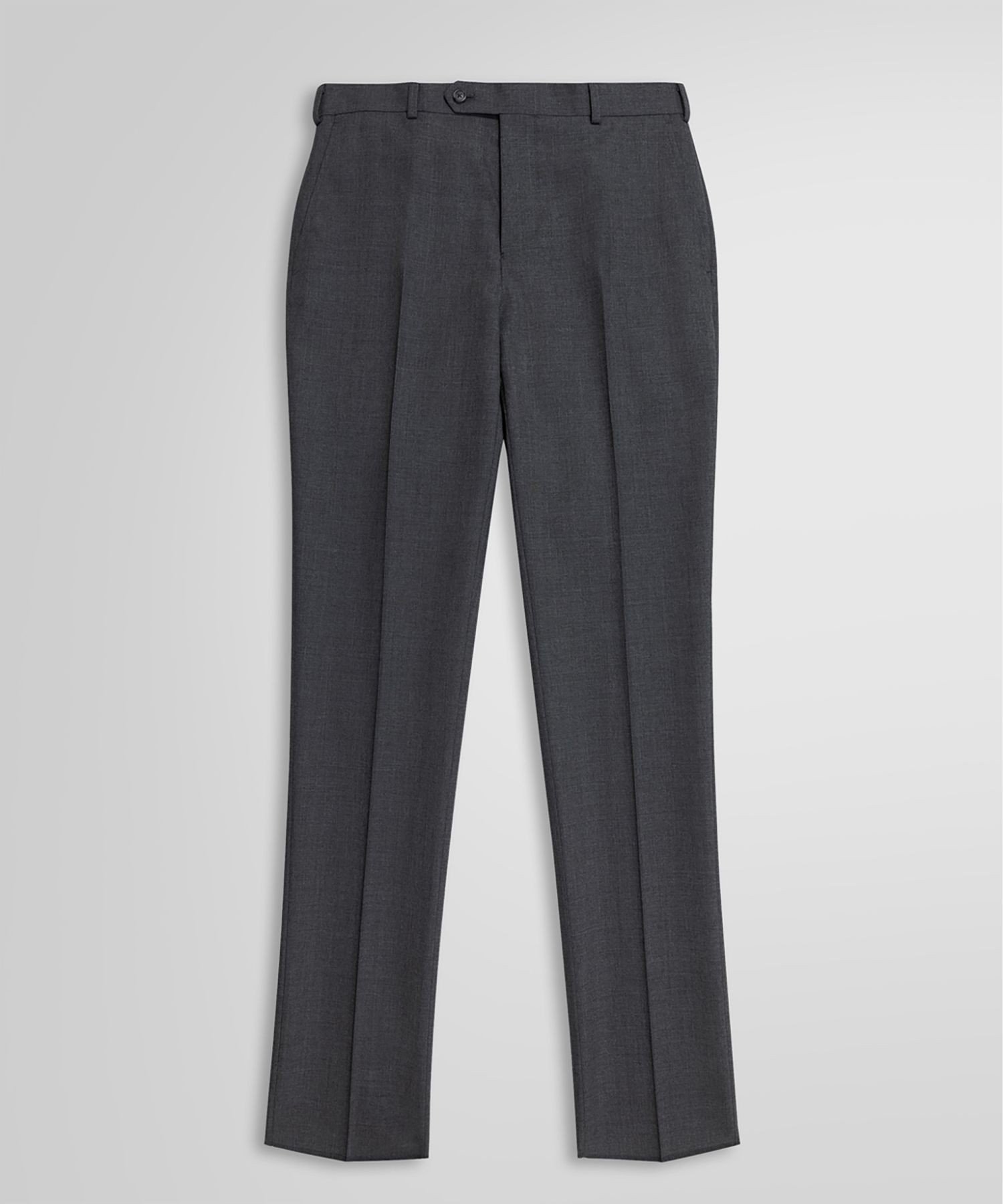 BROOKS BROTHERS ウール ソリッド プレーンフロント トラウザーズ Classic ブルックス ブラザーズ パンツ スラックス・ドレスパンツ グレー【送料無料】