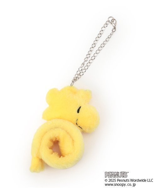 pom ponette junior 【PEANUTS】くるくるファーチャーム ナルミヤオンライン ファッション雑貨 チャーム・キーチェーン ホワイト 3