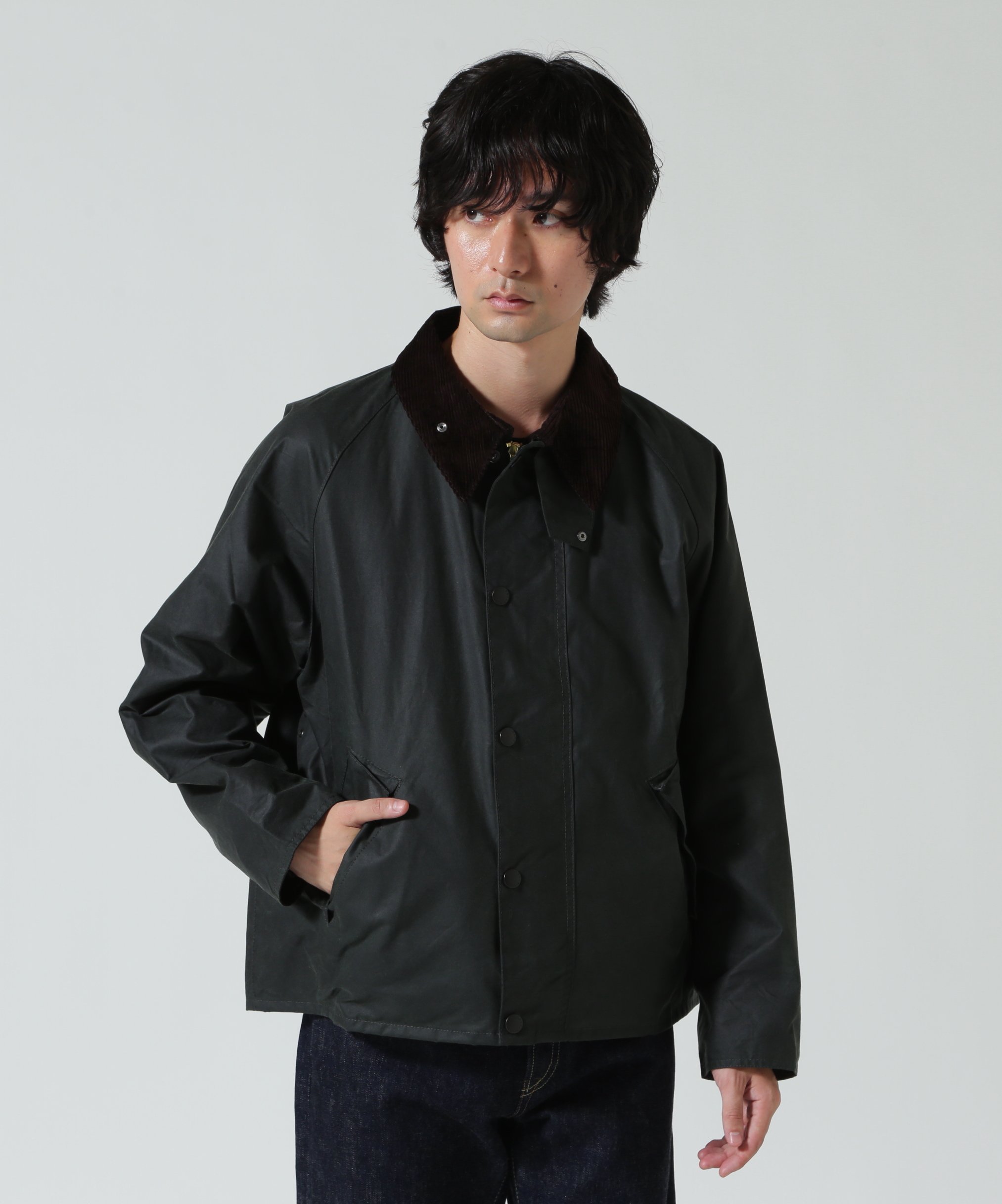 B'2nd Barbour (バブアー) os transport wax トランスポートジャケット ビーセカンド ジャケット・アウター ブルゾン・ジャンパー ブラック【送料無料】