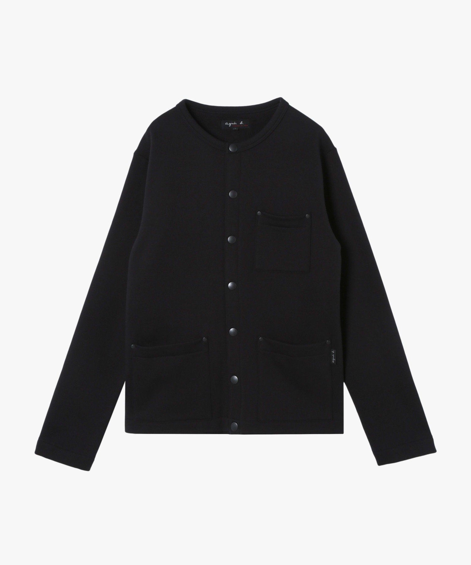 【SALE／37%OFF】agnes b. HOMME メンズ オーガニックコットン メルトン 長袖 カーディガンプレッション "Khelian" アニエスベー トップス カーディガン ブルー【送料無料】