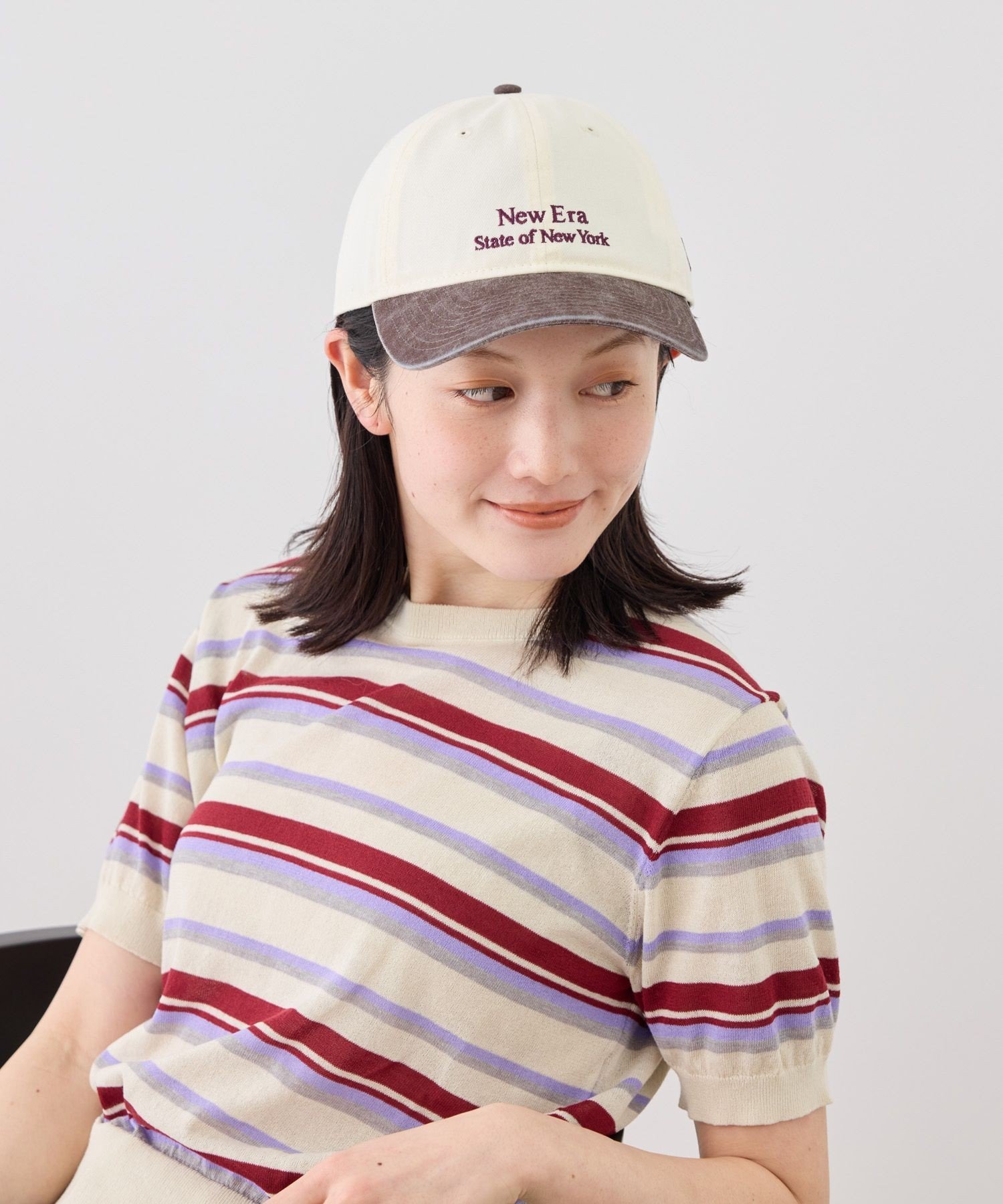 ROPE' PICNIC PASSAGE 【NEW ERA(R)/ニューエラ別注】ACID WASH 920CS CAP ロペピクニック 帽子 キャップ ブラウン ネイビー【送料無料】