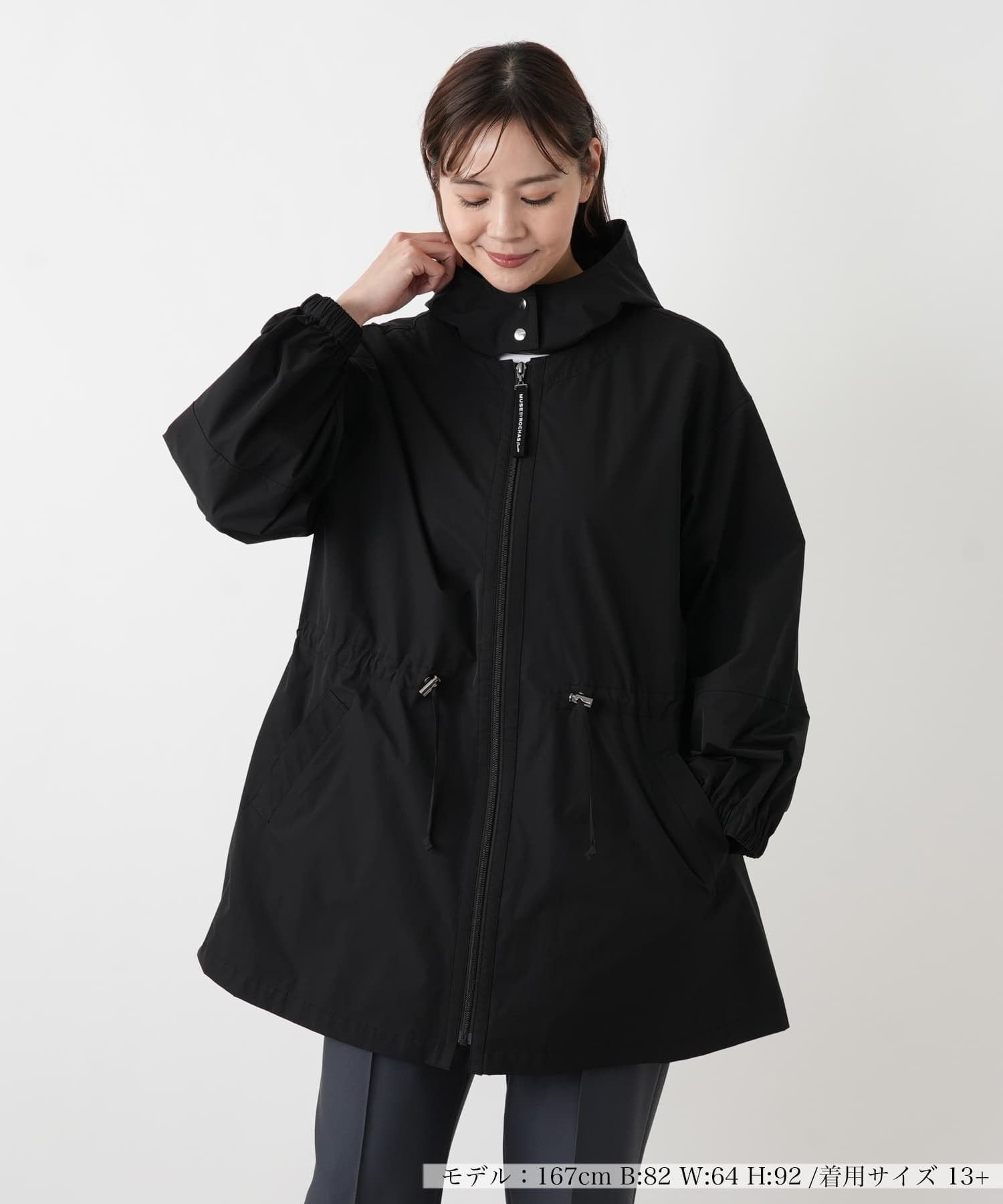 Leilian PLUS HOUSE ジャケット【MUSE BY ROCHAS Premiere】 レリアン プラスハウス ジャケット・アウター テーラードジャケット・ブレザー ブラウン ブラック