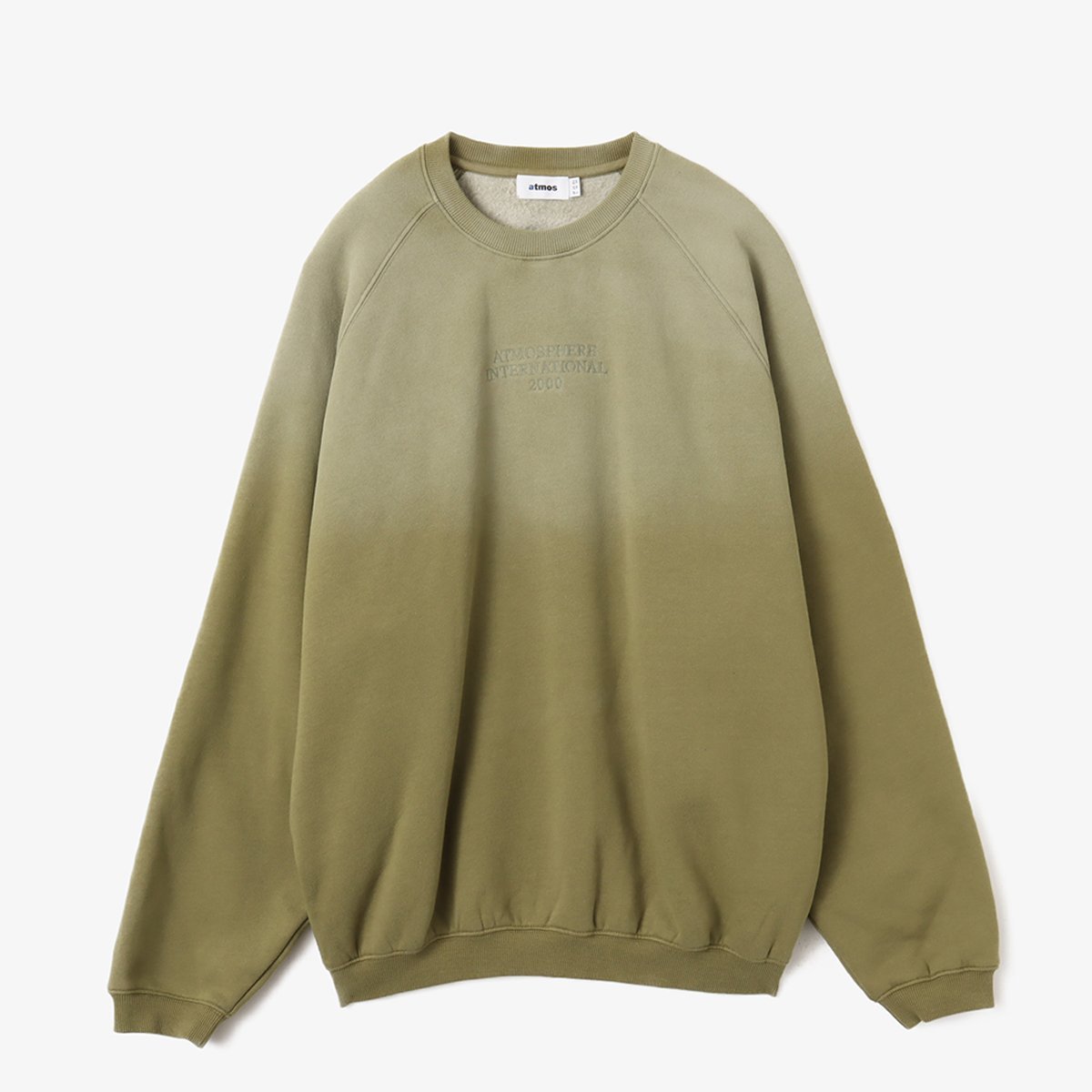 atmos atmos Fade Color Sweatshirt KHAKI アトモス トップス スウェット・トレーナー カーキグリーン【送料無料】