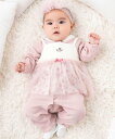 【SALE/20%OFF】fillot de bebe reduction 【お揃い】チュニック付きテレコフェイスカバーオール(70~80cm) ベベ オンライン ストア マタニティウェア・ベビー用品 ロンパース・カバーオール ピンク ベージュ【送料無料】
