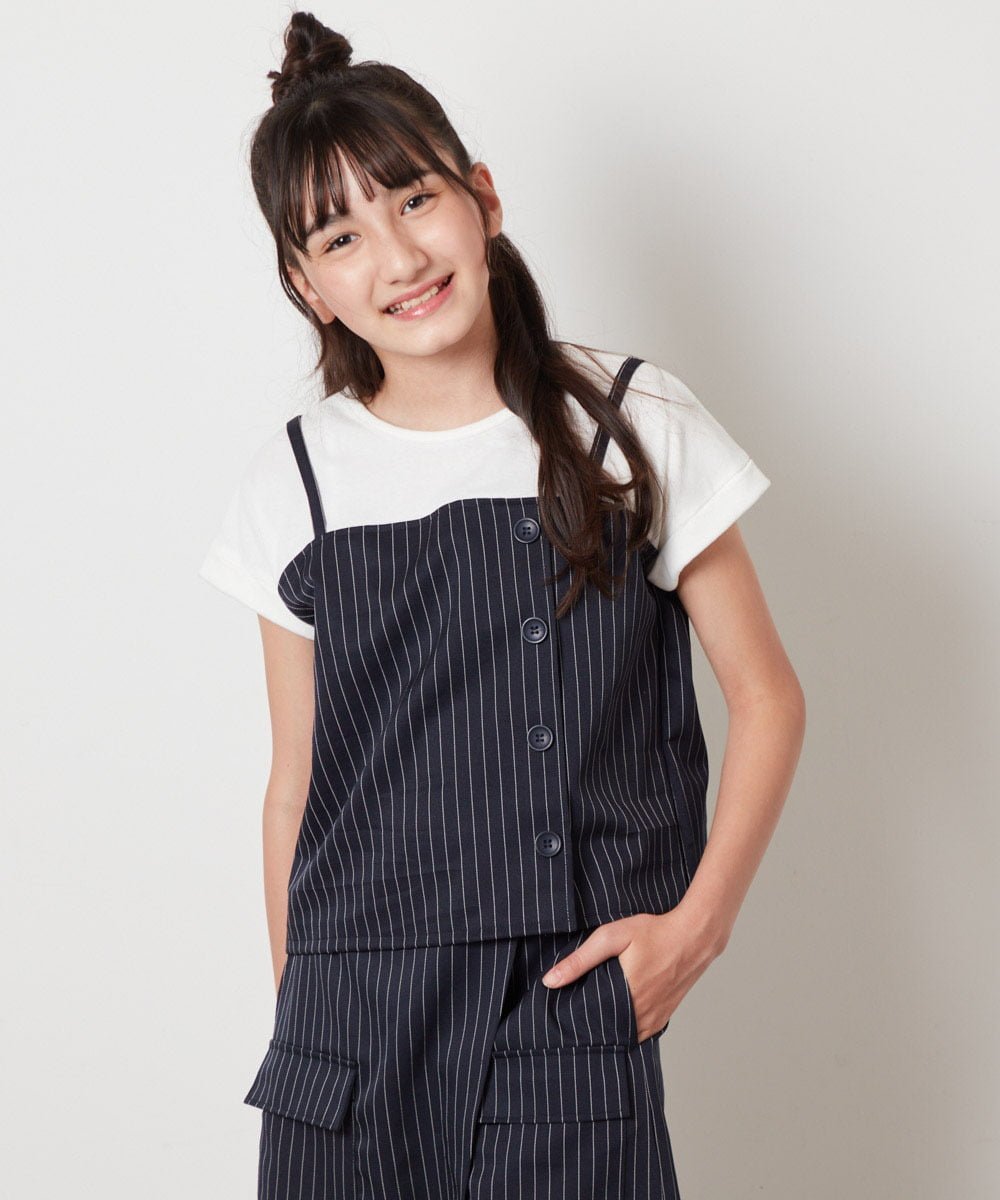 【SALE／64%OFF】a.v.v [100-130]【セットアップ対応】ビスチェドッキング風トップス アー・ヴェ・ヴェ..