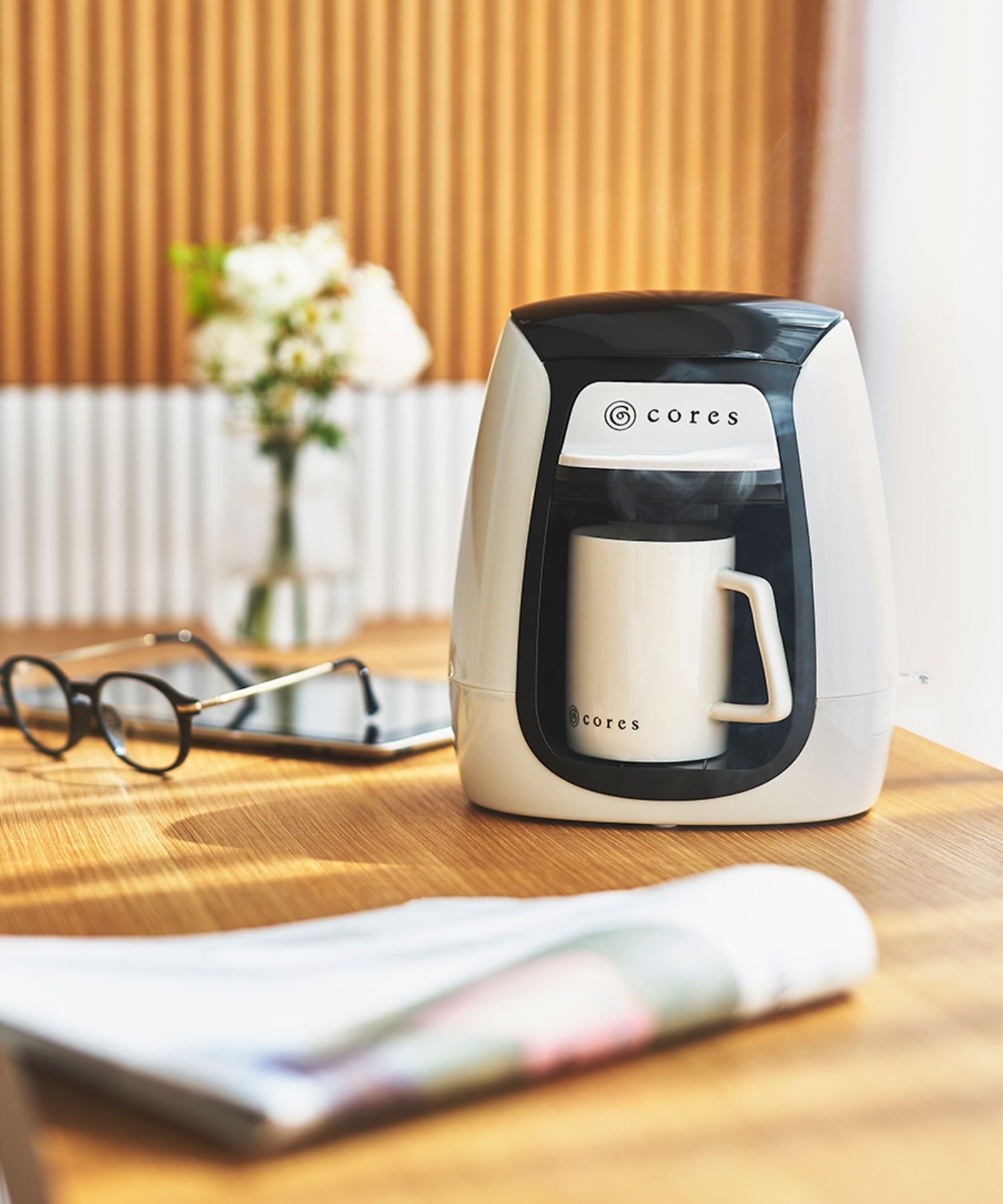Cores Cores(コレス)1カップ コーヒーメーカー オーサムコレクト 食器・調理器具・キッチン用品 キッチン家電 ホワイト【送料無料】 stylife-14652936 Rakuten Fashion サンプル画像2