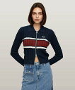 【SALE/50%OFF】TOMMY JEANS 2WAYケーブルジップアップカーディガン トミーヒルフィガー トップス ニット ネイビー グレー【送料無料】