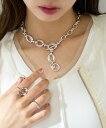 【SALE/10%OFF】PHILIPPE AUDIBERT PHILIPPE AUDIBERT/別注 オーバルデザインチェーン切替ネックレス CO6555-A...