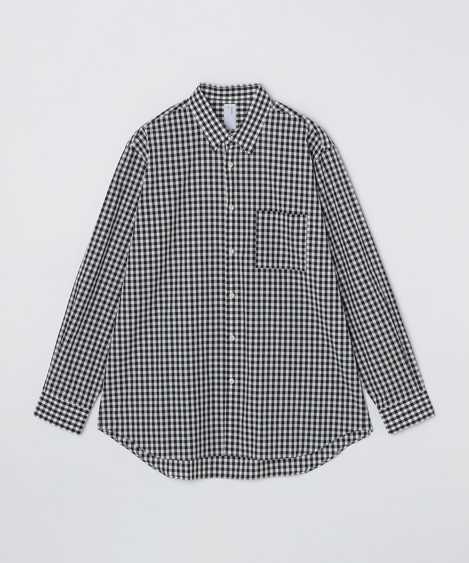 MEN 【City Ambient Products別注】benine9: GINGHAM CHECK SHIRT シップス トップス シャツ・ブラウス ブラック