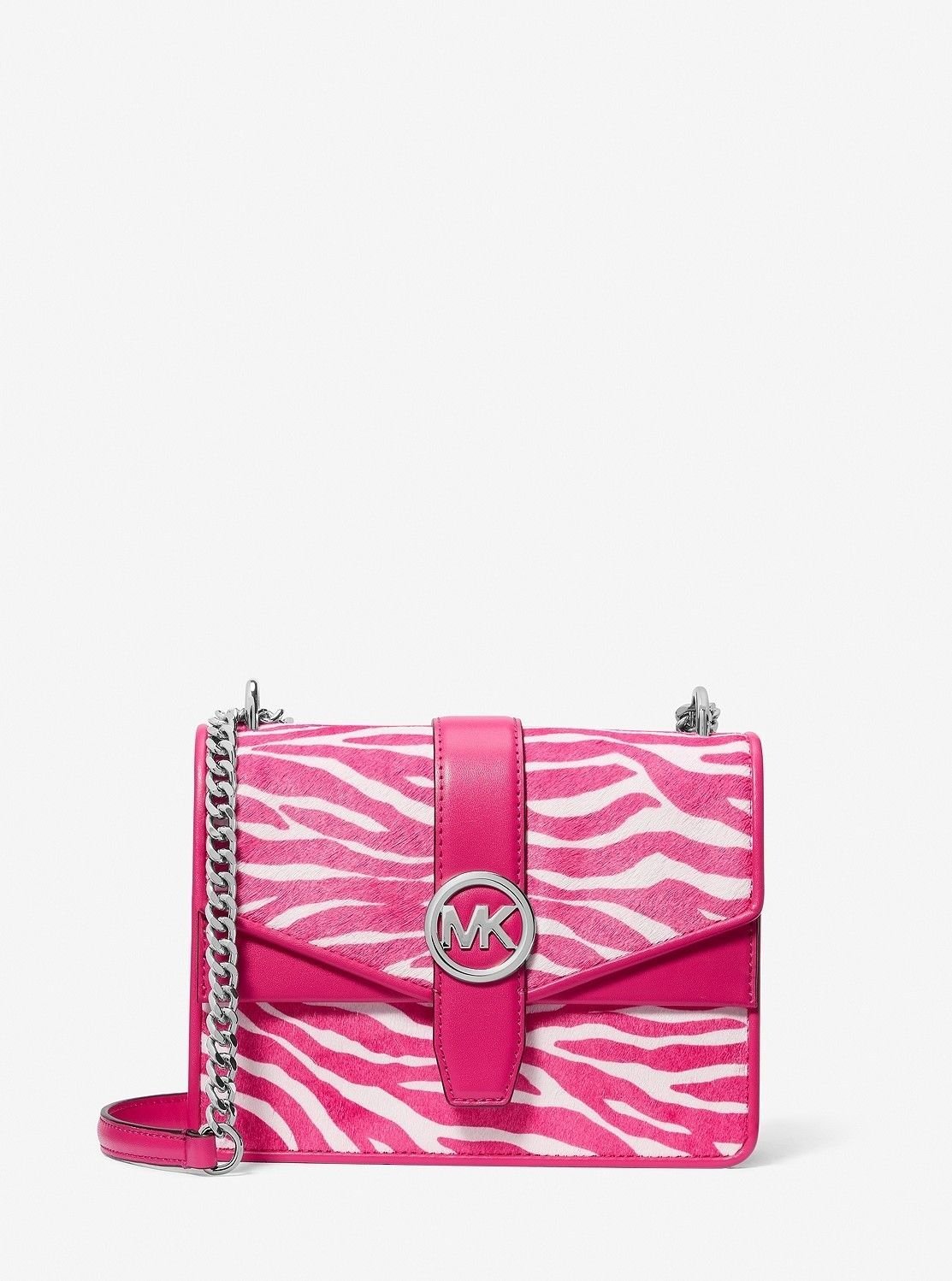 【SALE／87%OFF】MICHAEL KORS GREENWICH フラップ クロスボディ スモール マイケルコース マイケル・コース バッグ ショルダーバッグ ピンク【送料無料】