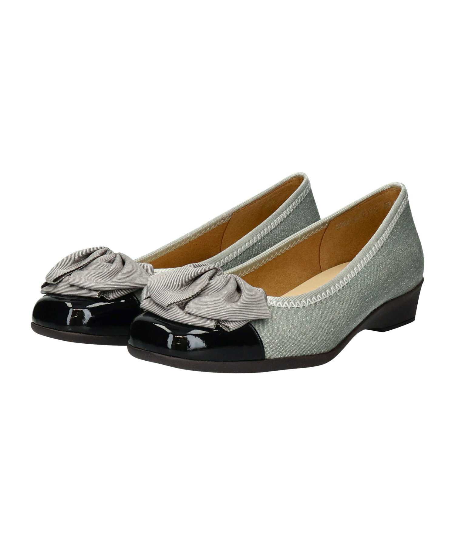 【SALE／15%OFF】Bridget Birkin Walk 【Bridget Birkin Walk】ラメリボンウォーキングパンプス ブリジットバーキン シューズ・靴 パンプス グレー ブルー ベージュ【送料無料】
