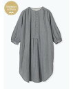 Hare no hi オーガニックコットンクルミボタンワンピース ルディックパーク トップス シャツ・ブラウス ブルー【送料無料】