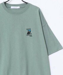 【SALE／4%OFF】Lazar Lazar/(M)Tシャツ ティーシャツ メンズ 半袖 別注 刺繍 ラザル トップス カットソー・Tシャツ グリーン ブラック ブルー ホワイト