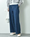 【SALE/50%OFF】INTERPLANET ストレッチデニムストレートパンツ インタープラネット パンツ ジーンズ・デニムパンツ ネイビー ブルー【送料無...