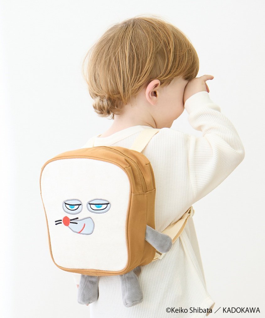 petit main 【パンどろぼう】リュック ナルミヤオンライン バッグ リュック・バックパック ブラウン ベージュのサムネイル